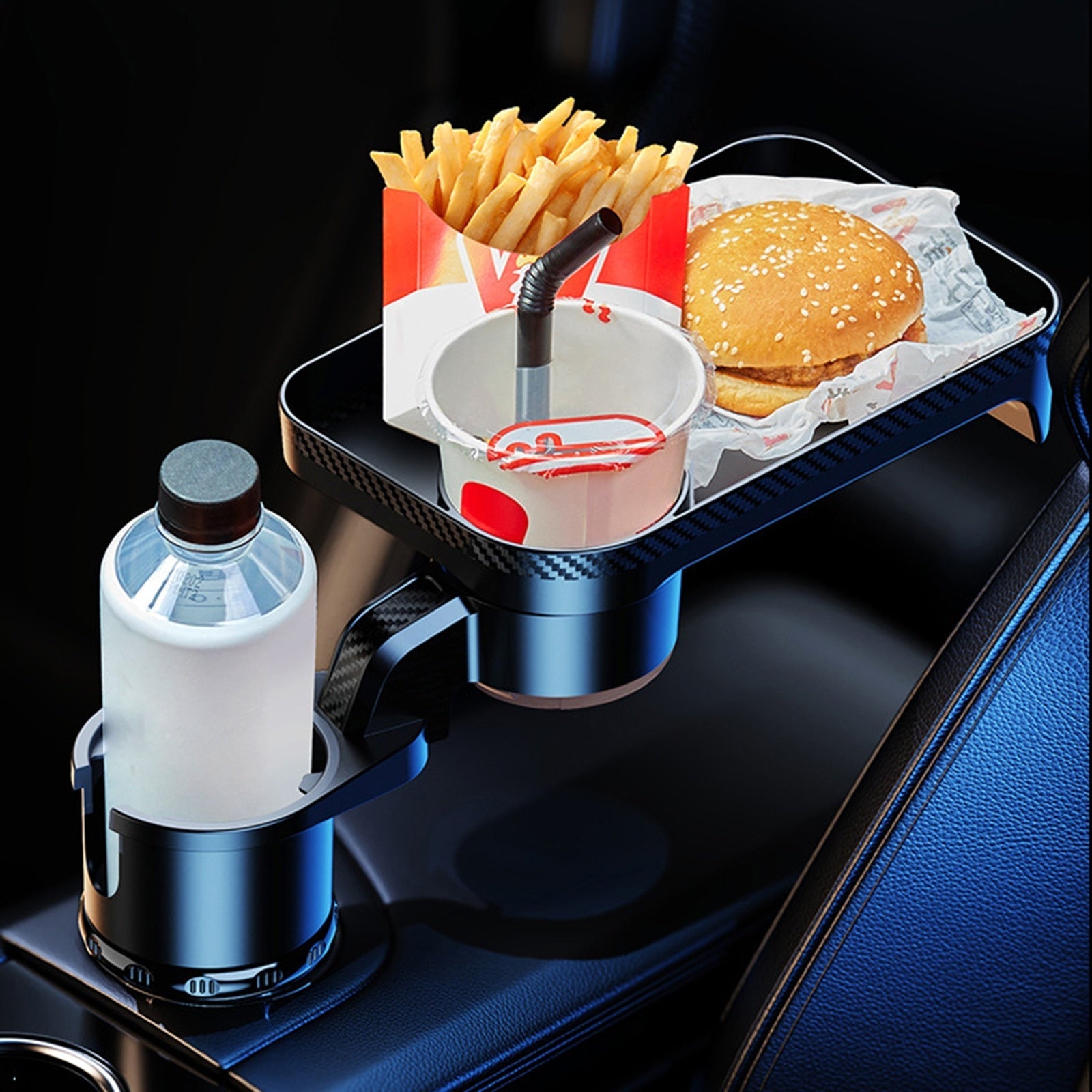 50% Off - RoadFeast - Vehicle cup holder extension & food tray - Last day Discount