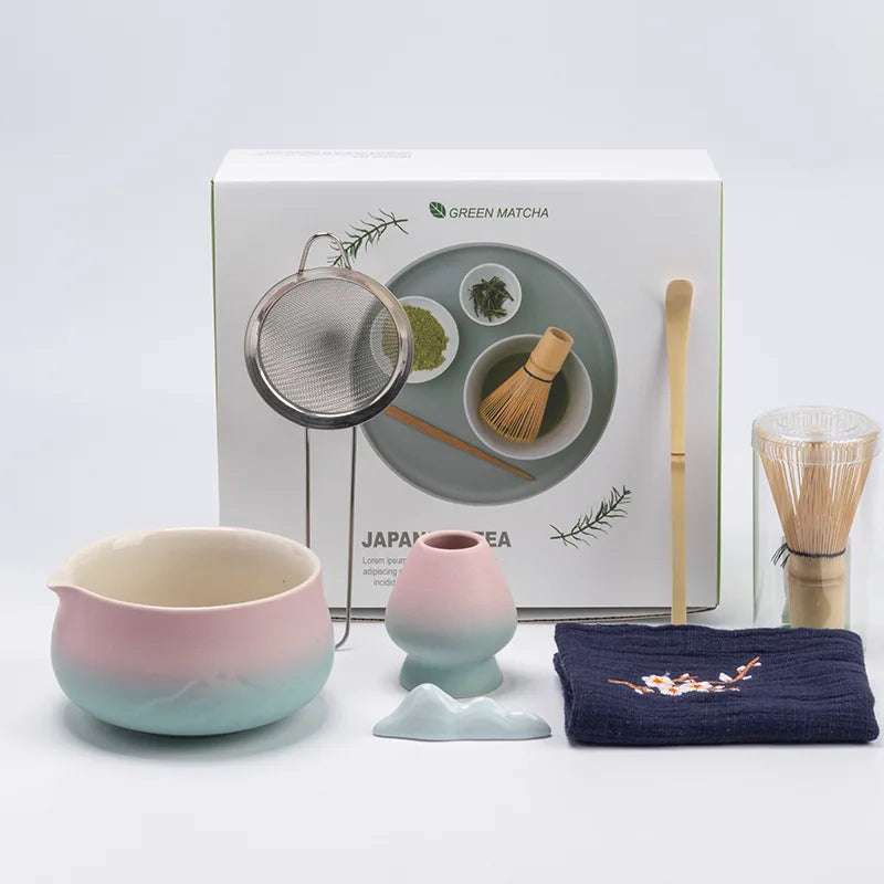Variant image for Japanese Matcha Tea Set Green Size Standard Ceramic Bamboo-5