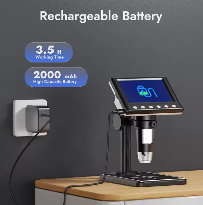 Digital Microscope with 4.3" Screen (1000x)
