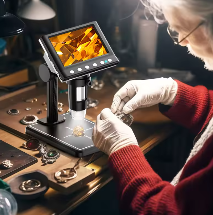 Digital Microscope with 4.3" Screen (1000x)