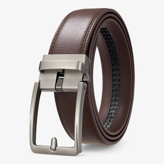 Elegant Black Leather Belt for Men – Minimalist High-Quality Cowhide Designer Accessory-1