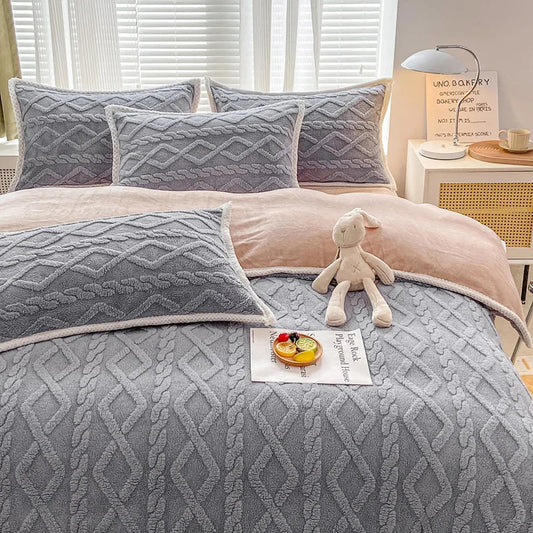 Double-layer winter blanket for ultimate comfort