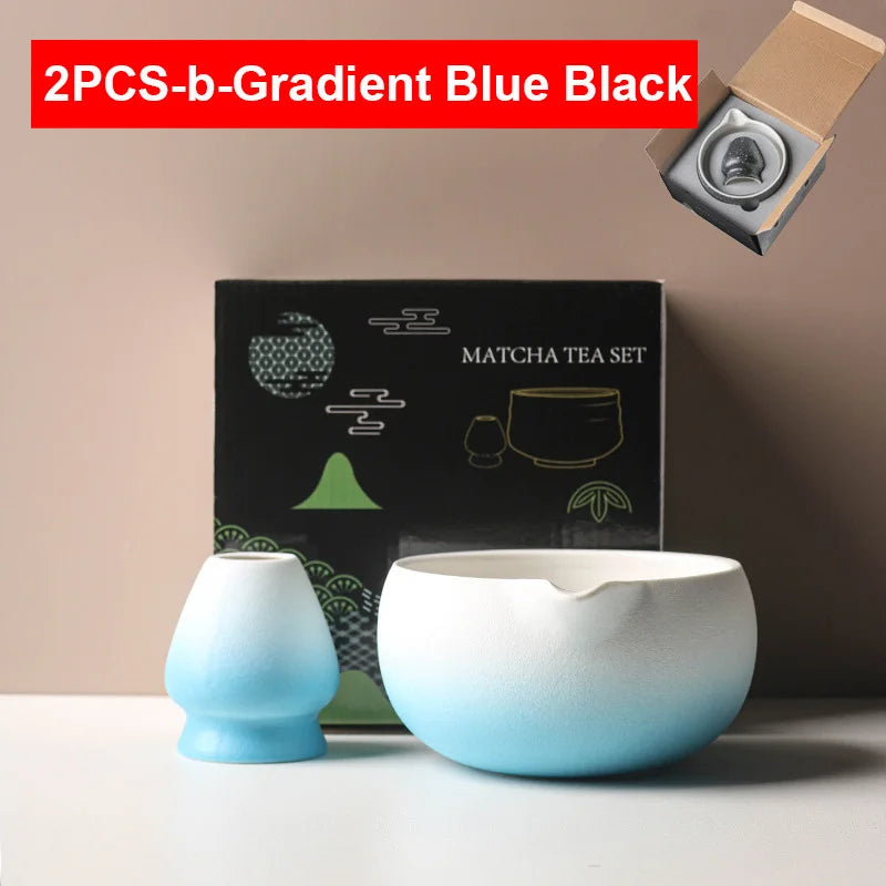 Variant image for Japanese Matcha Bowl Set Green 550ml Ceramic with Spout for Tea Ceremony-15