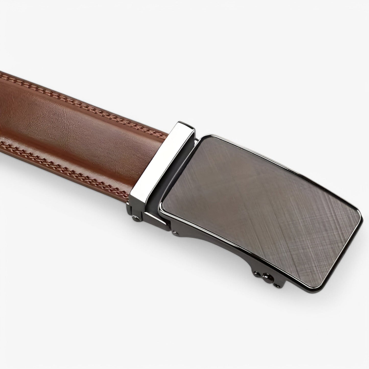 High-Quality Leather Belt with Automatic Loop – Versatile for Casual and Formal Wear-5