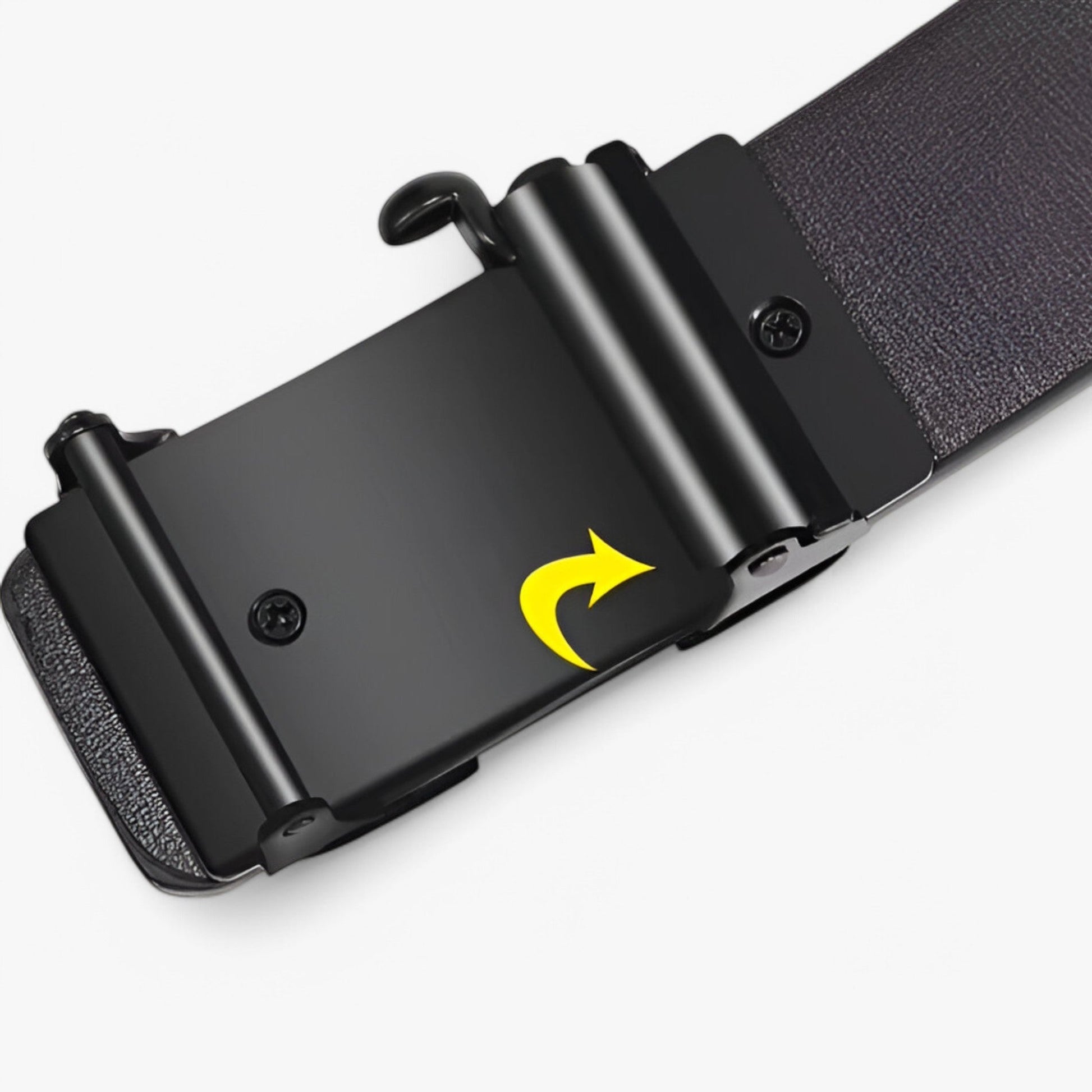 Men's Leather Belt – Durable Cowhide Design for Formal and Casual Wear – Black Stylish Accessory-3