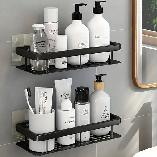 Wall-Mounted Shower Caddy Organizer – Rust-Resistant Aluminium Shower Shelf for Clutter-Free Bathroom Storage 1