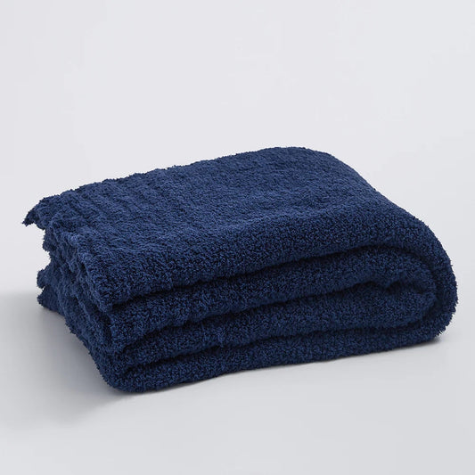 Minimalist Knit Throw Blanket – Cozy Microfiber Blend for All Seasons, 51 x 63 – Soft and Versatile Home Decor 1