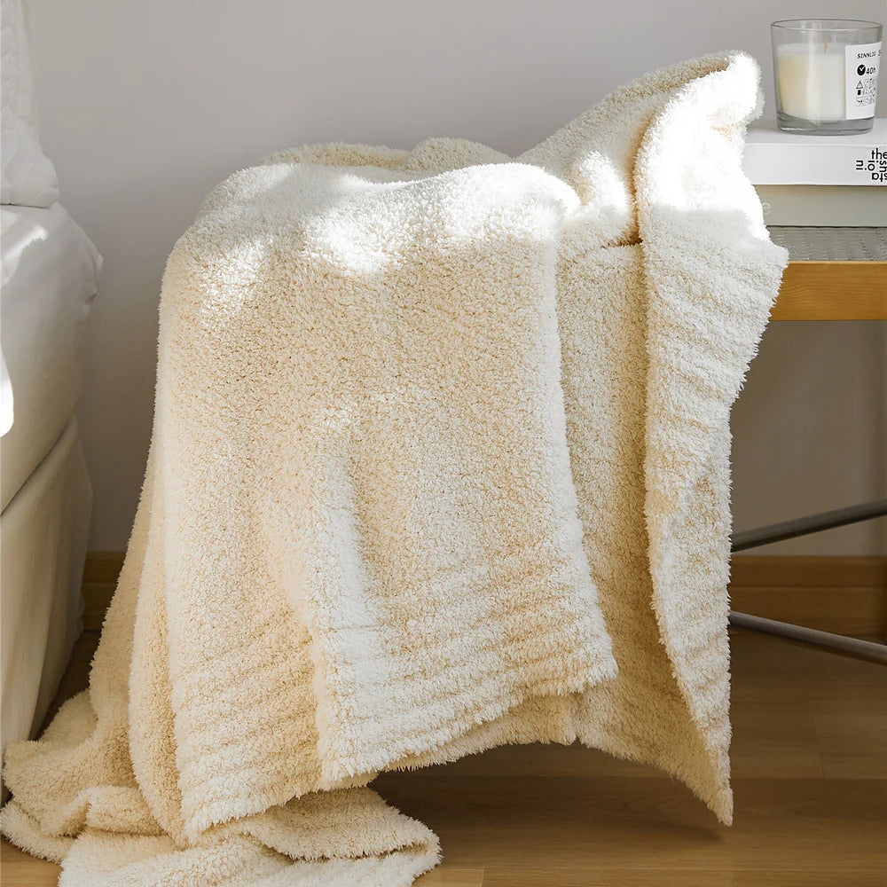 Minimalist Knit Throw Blanket – Cozy Microfiber Blend for All Seasons, 51 x 63 – Soft and Versatile Home Decor 2