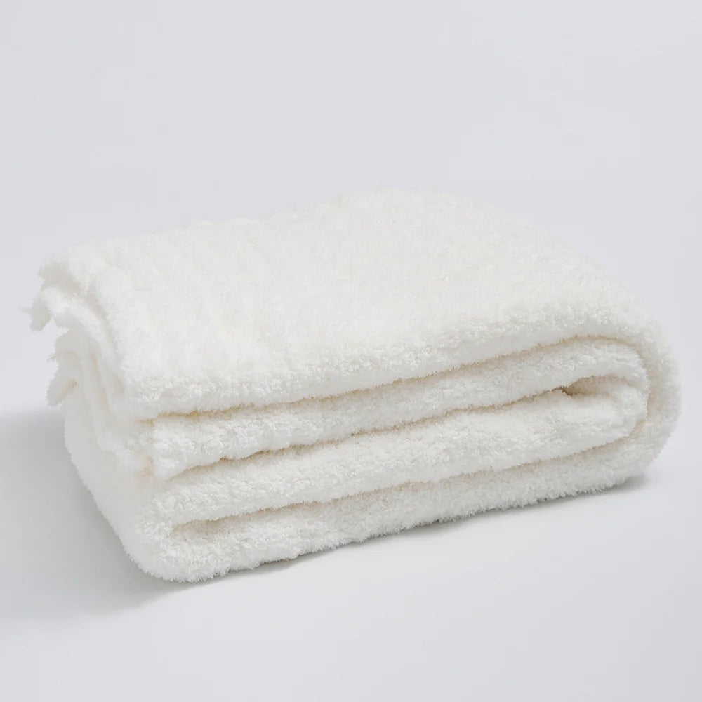 Variant image for Minimalist Knit Throw Blanket – Cozy Microfiber Blend for All Seasons, 51 x 63 – Soft and Versatile Home Decor-3