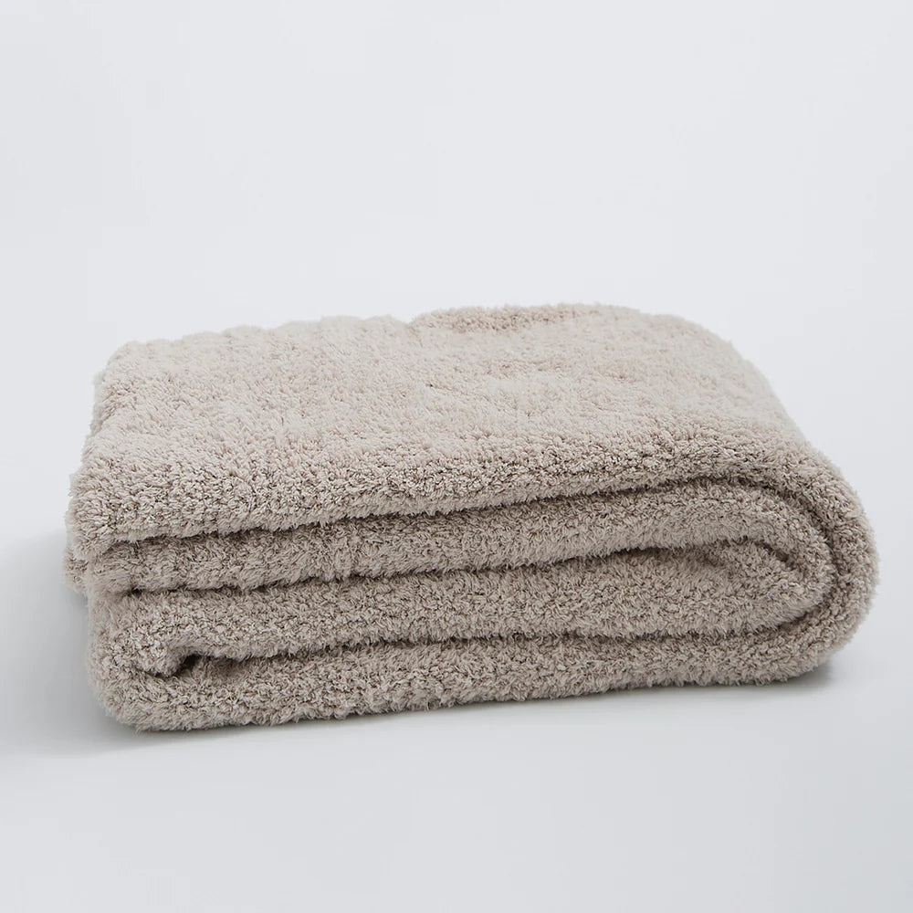 Variant image for Minimalist Knit Throw Blanket – Cozy Microfiber Blend for All Seasons, 51 x 63 – Soft and Versatile Home Decor-5