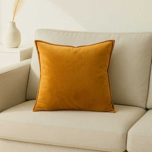Nordic Faux Leather Cushion Cover 18x18 – Vintage Texture Sofa Cushion Cover for Home Decor 1