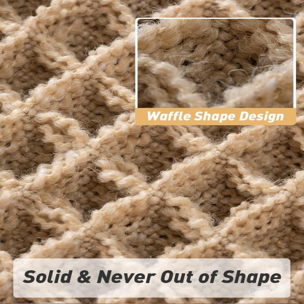 Waffle Bath Mat - Ultra-Absorbent, Soft, Machine Washable