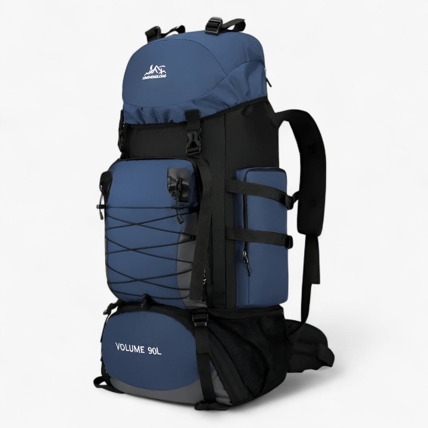 Waterproof Travel Backpack, 90L Capacity, Ergonomic Design for Hiking