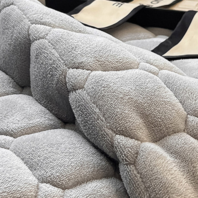 Soft Square-Textured Bedspread