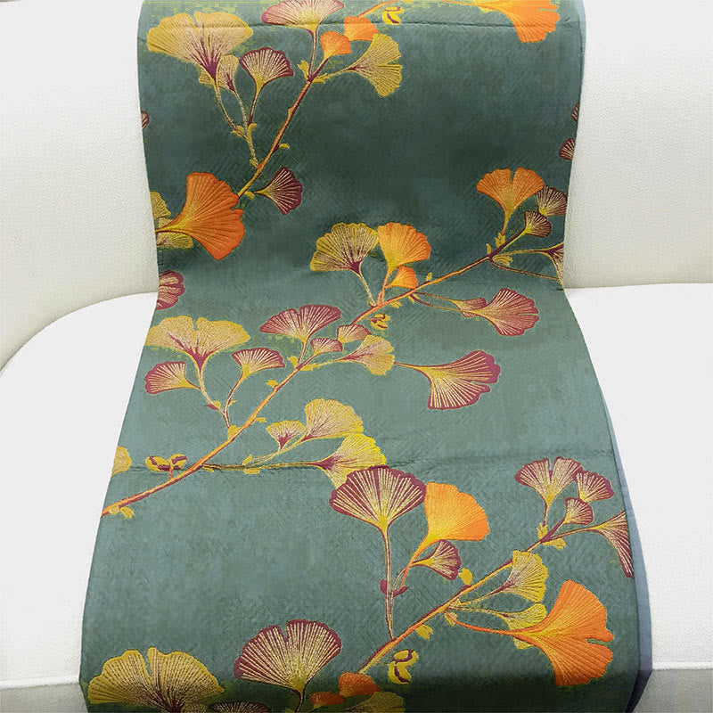 Reversible jacquard cotton quilt