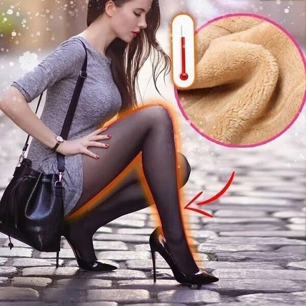 1+1 FREE | SilkWarm - flawless legs fake translucent warm plush lined elasticated tights [last day discount]