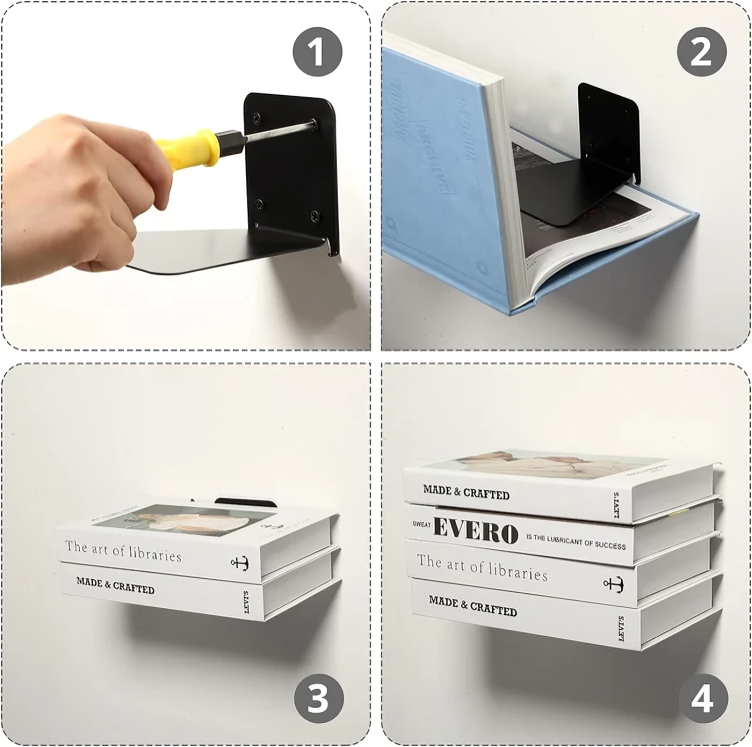 1 + 1 FREE TODAY | FloatShelf | Invisible floating bookshelves - Last day discount