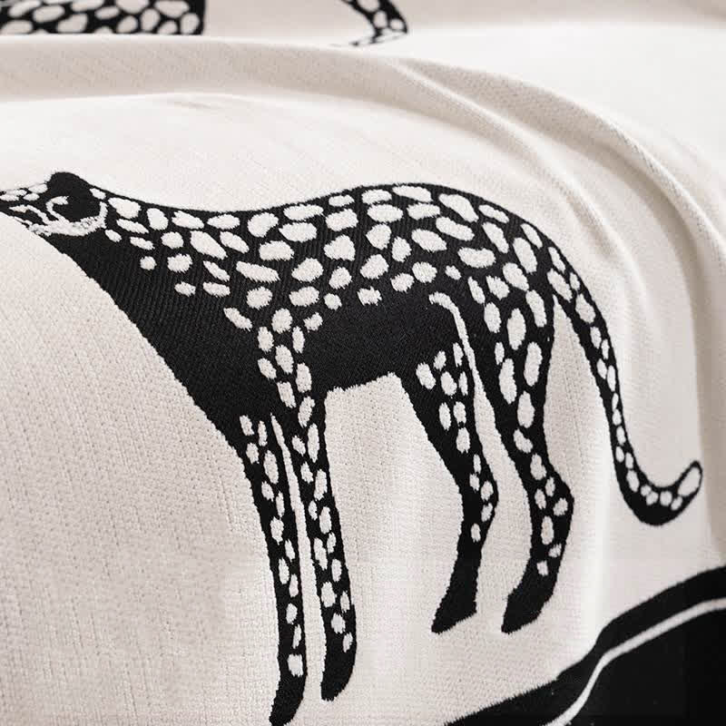 Premium leopard sofa protector