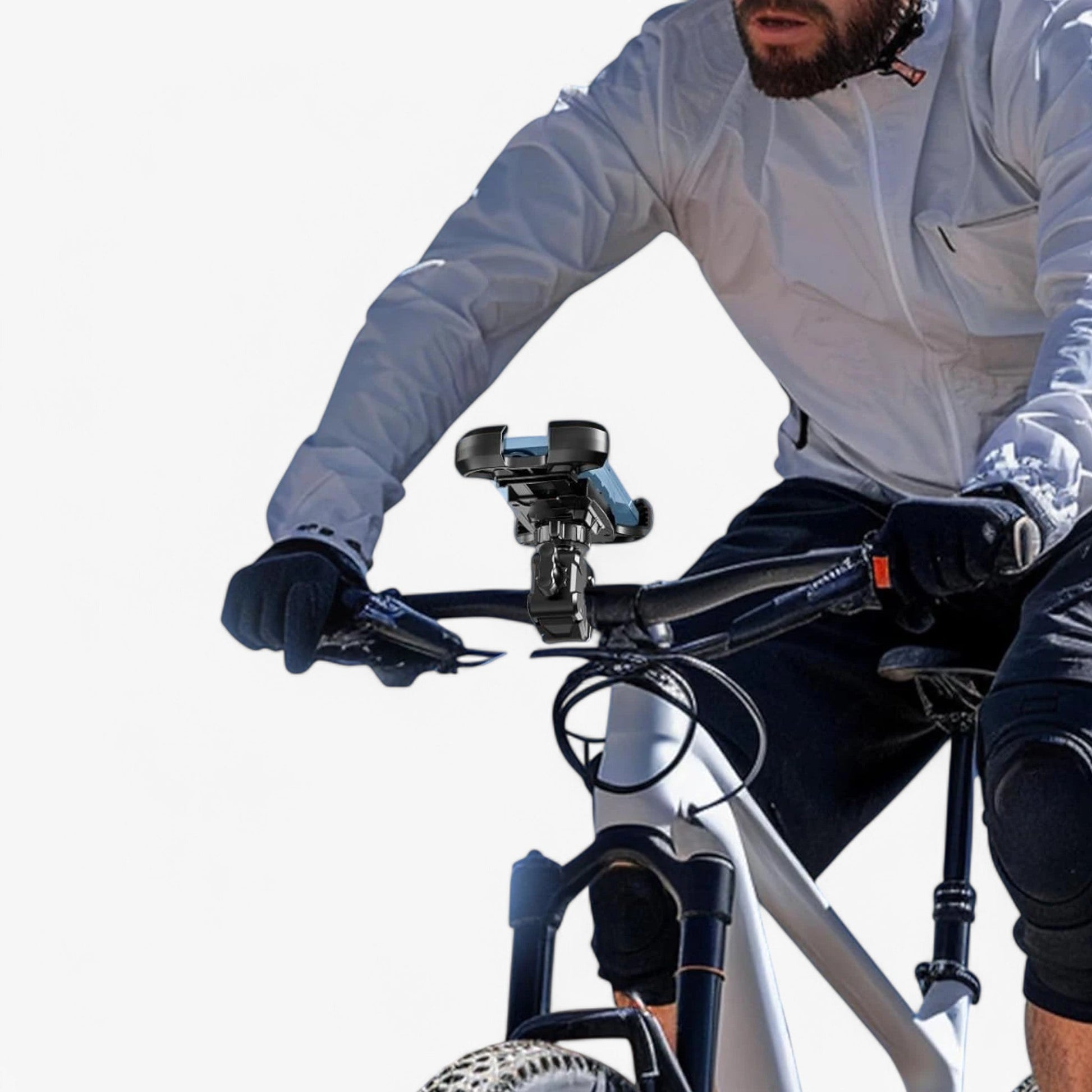 Heavy-Duty Bike Phone Holder – 360° Rotatable Motorcycle Phone Mount for Smartphones 4.7 to 6.8 – Easy Installation-2