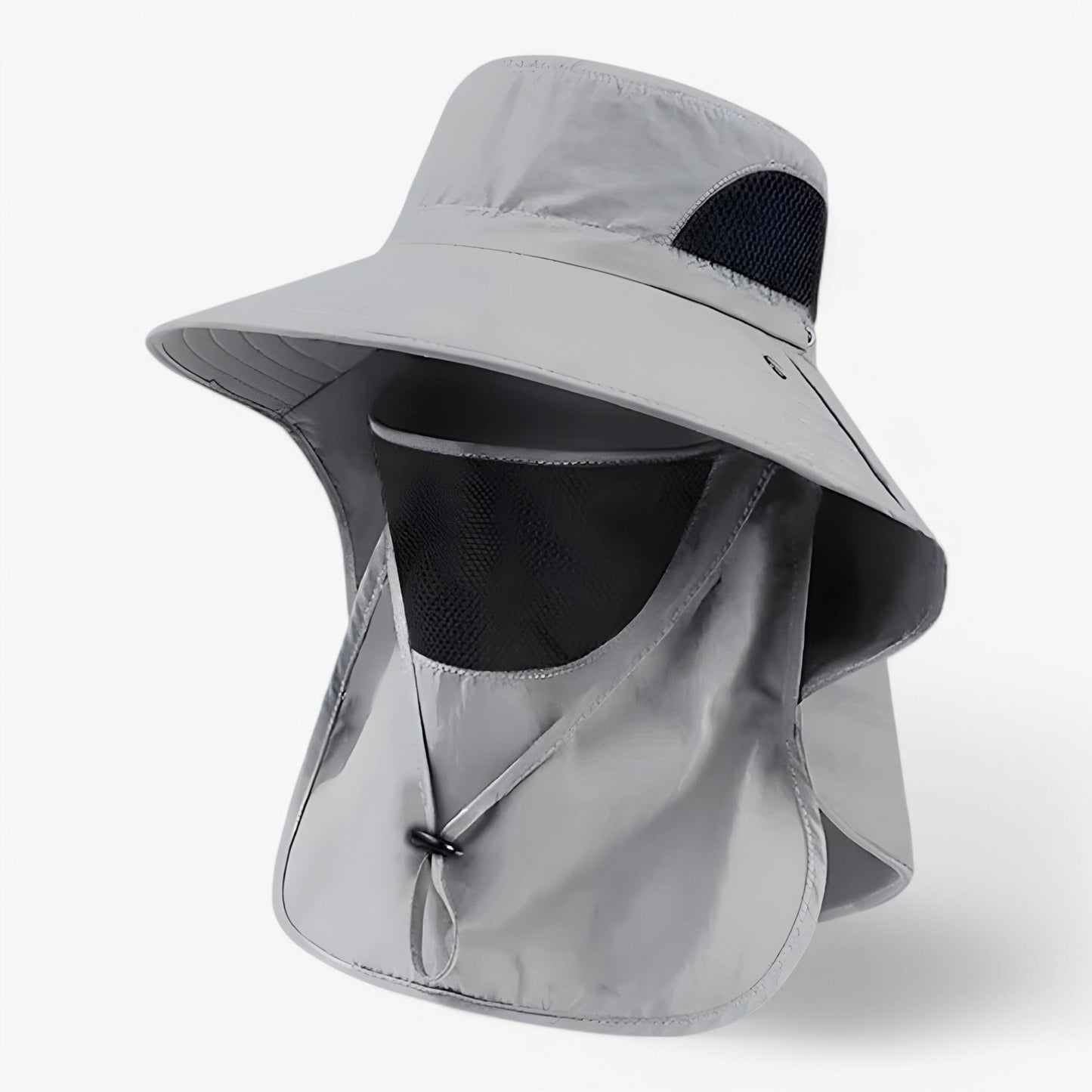 UV Protective Summer Hat with Neck Flap for Outdoor Activities – Adjustable 55-58 cm Sun Hat for Men and Women-4