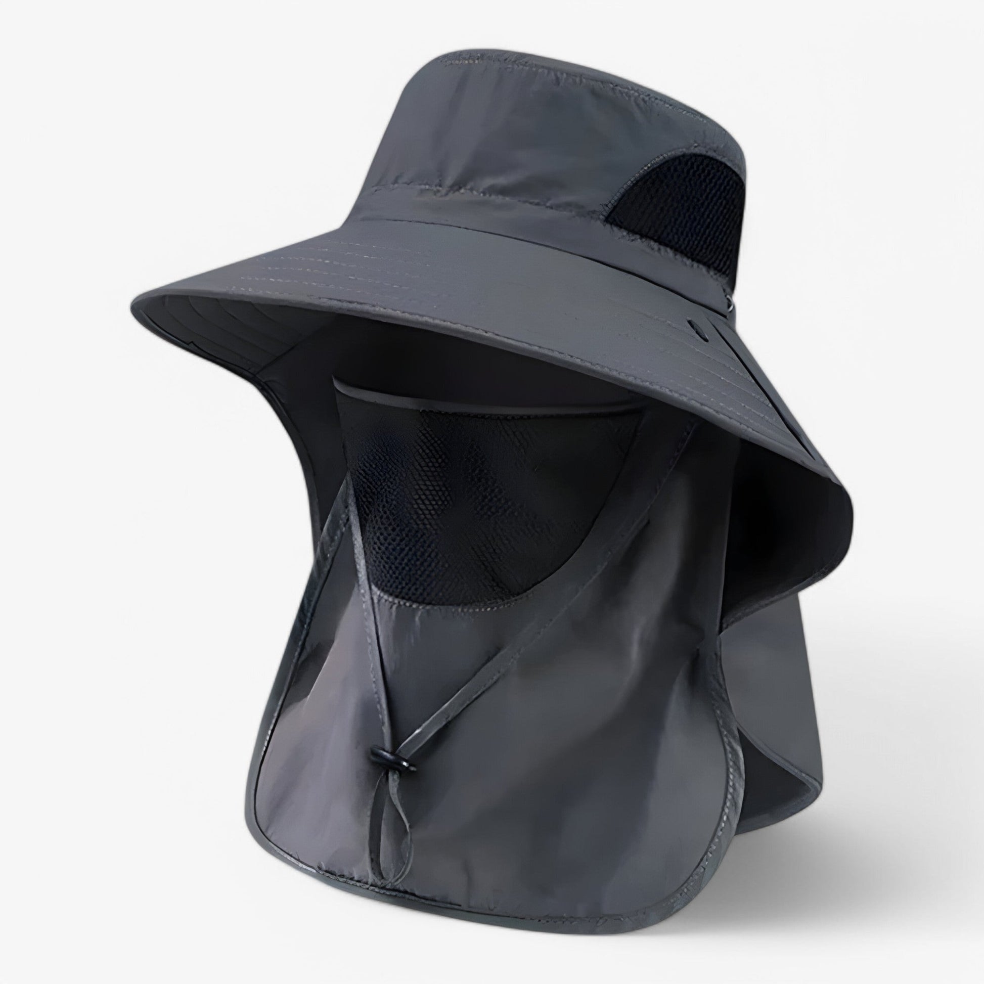 UV Protective Summer Hat with Neck Flap for Outdoor Activities – Adjustable 55-58 cm Sun Hat for Men and Women-6