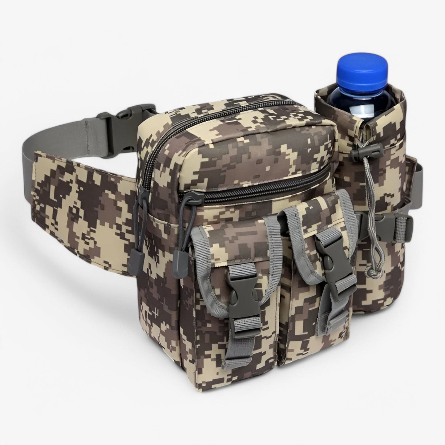 Tactical Water Bottle Bag – Durable Waterproof 800D Nylon Sling for Outdoor Adventures, Compact Design, Unisex-6