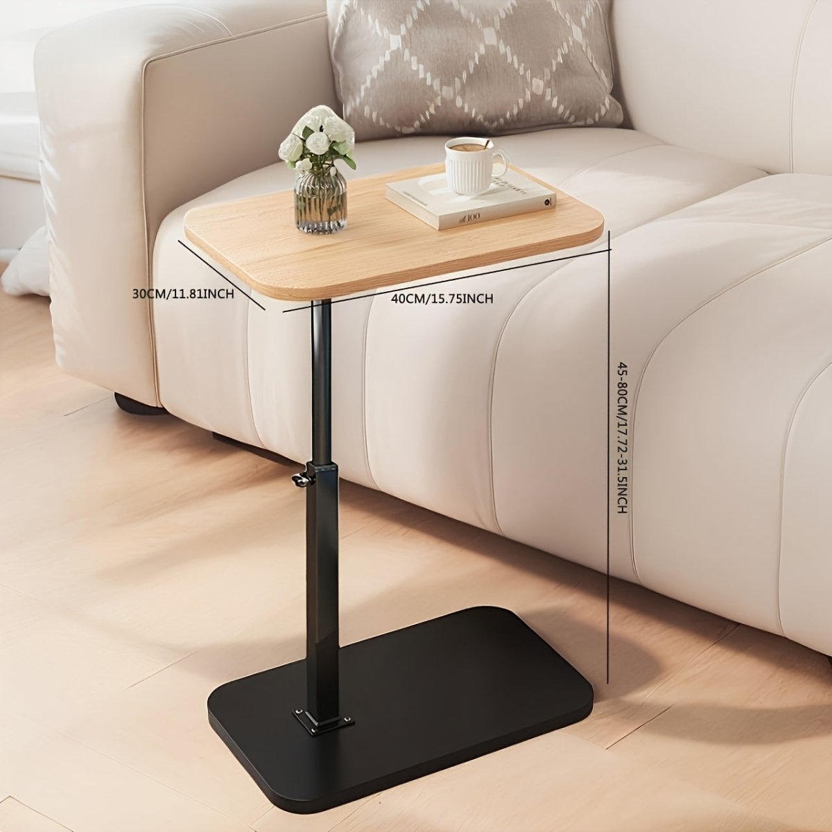 LIVELIFT Adjustable Side Table for Sofa & Bed