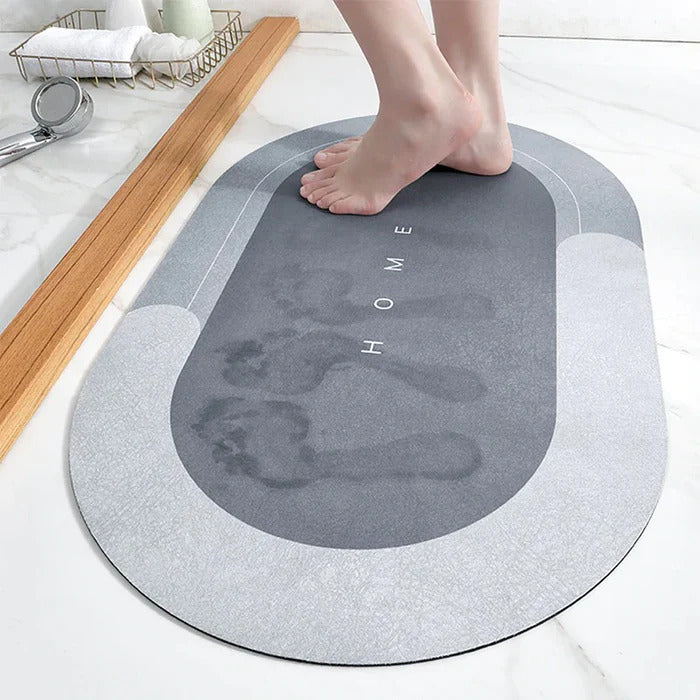 Super Absorbent Non-Slip Bath Mat for Fast Drying – Mold and Mildew Resistant Bathroom Rug, Easy to Clean, Durable Design 2