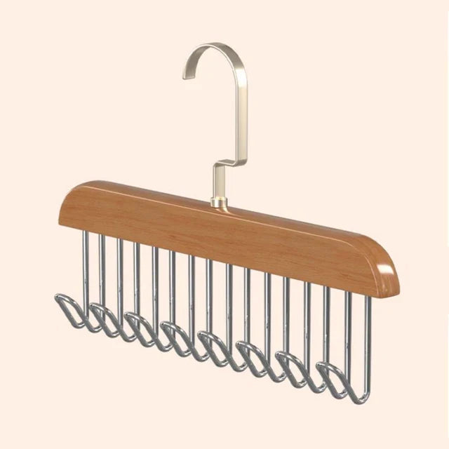 NeatNest™ Solid Wood Hanger Organizer