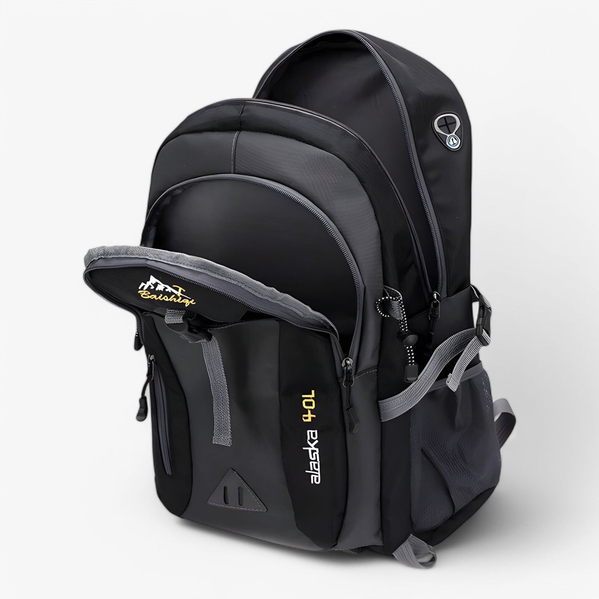 Waterproof Outdoor Hiking Backpack with Ergonomic Design, High Load Capacity, and Multiple Compartments for Camping and Travel-2