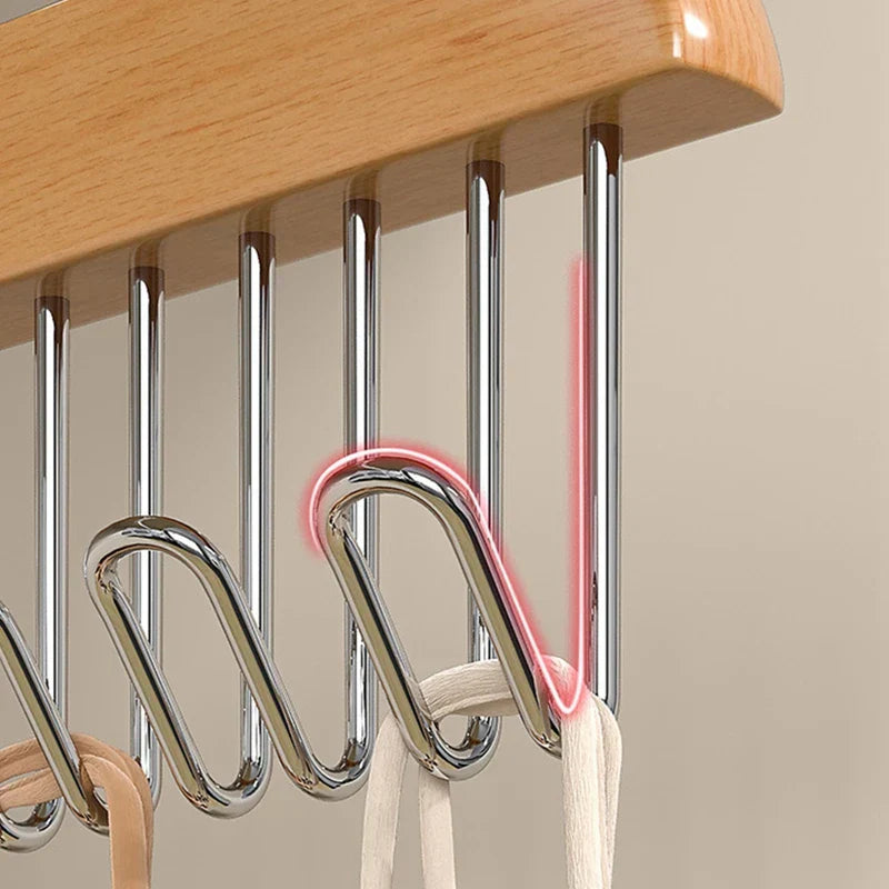 NeatNest™ Solid Wood Hanger Organizer