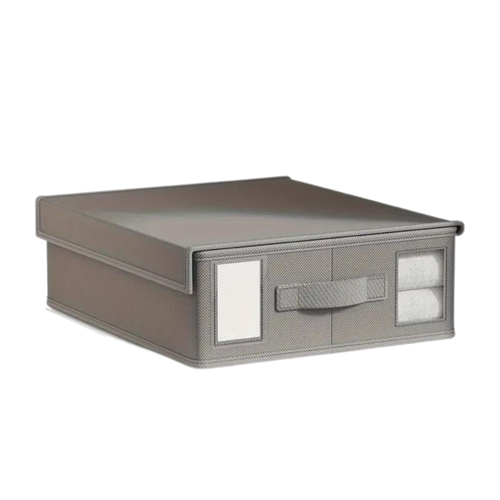 Foldable Bedding Organizer for Neat Storage – Space-Saving Design for All Linen Sizes 1