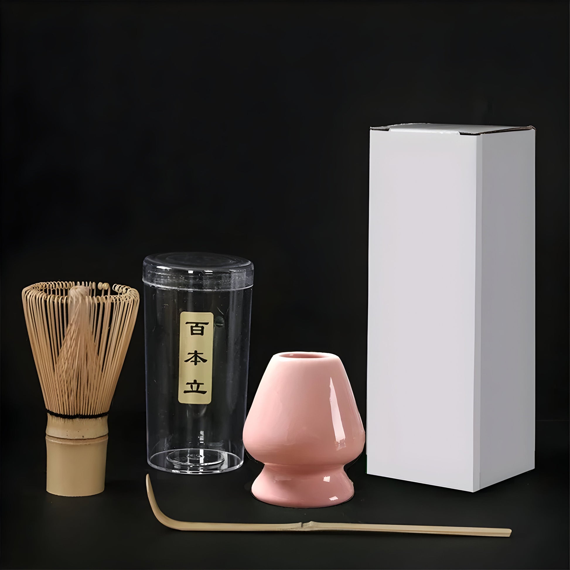 3-Piece Matcha Whisk Set with Bamboo Whisk, Stand, and Teaspoons – Authentic Matcha Tea Tools for Japanese Tea Preparation-3