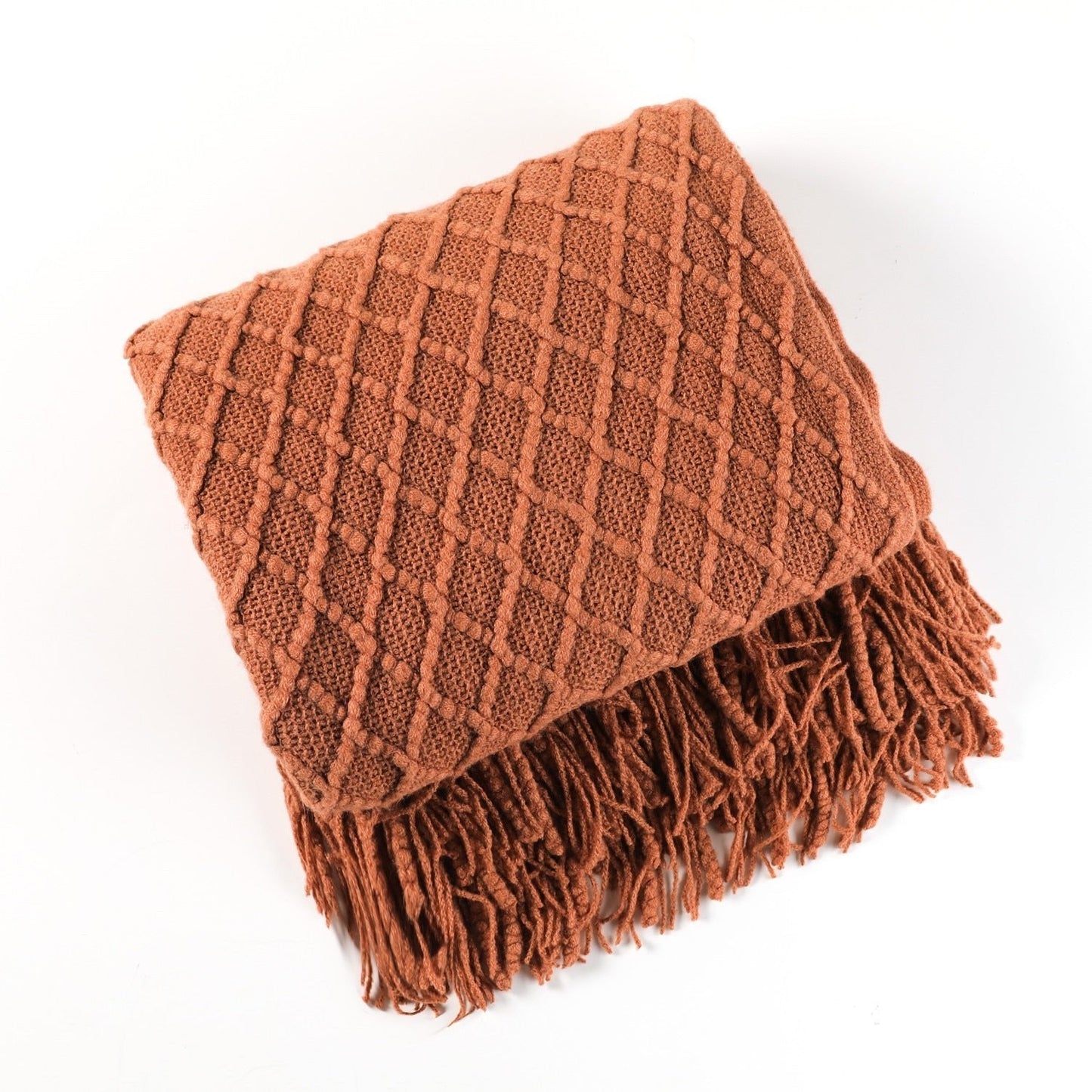 Cozy Knit Blanket for Sofa and Bed