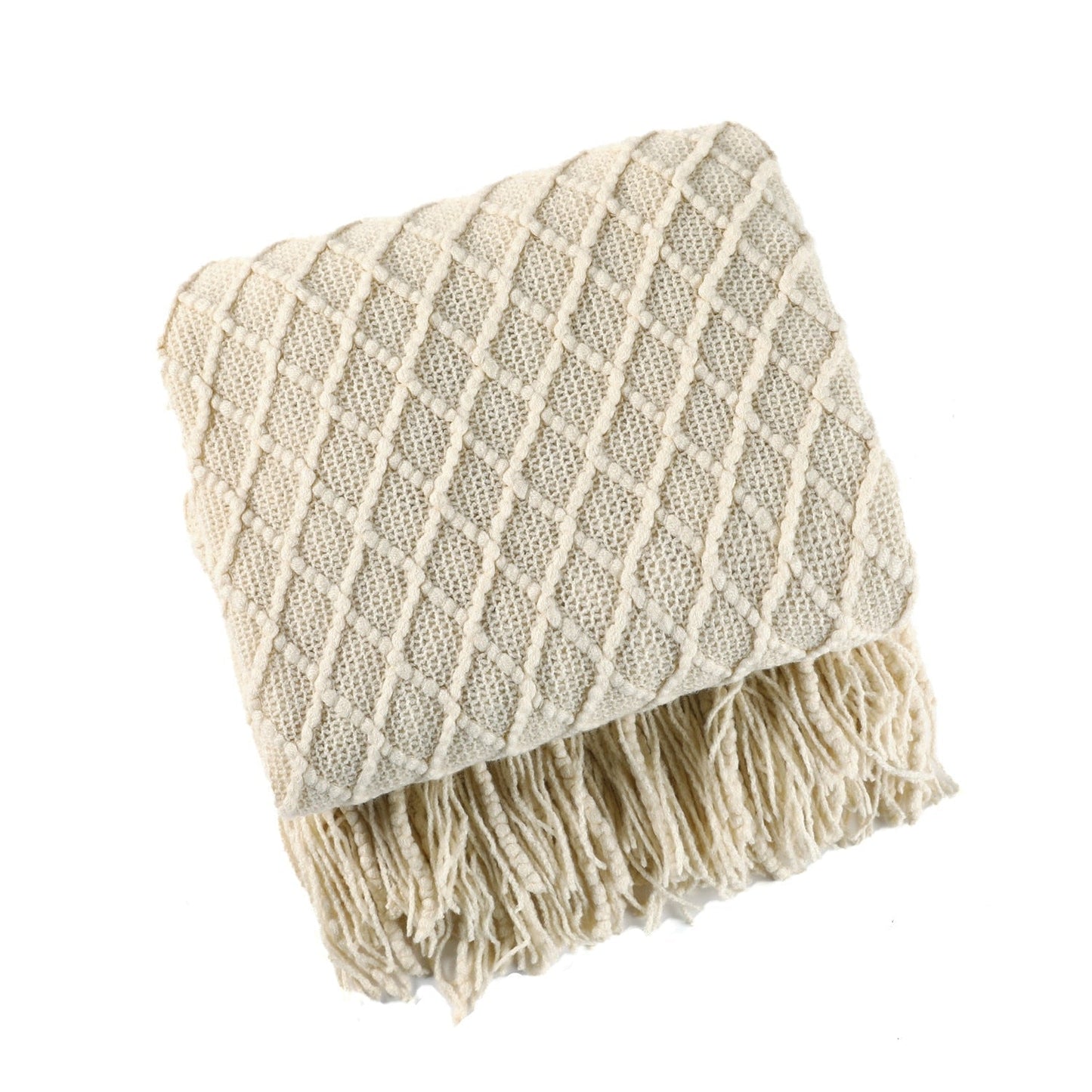Cozy Knit Blanket for Sofa and Bed